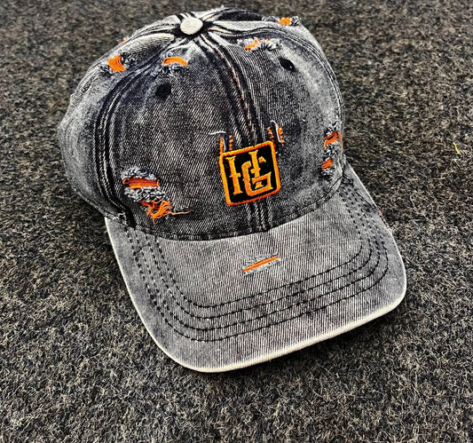 HG Jean-Torn Cap – Black
