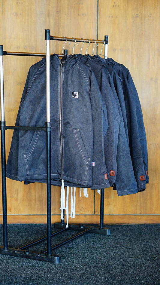HG Denim Zip Jacket – Charcoal