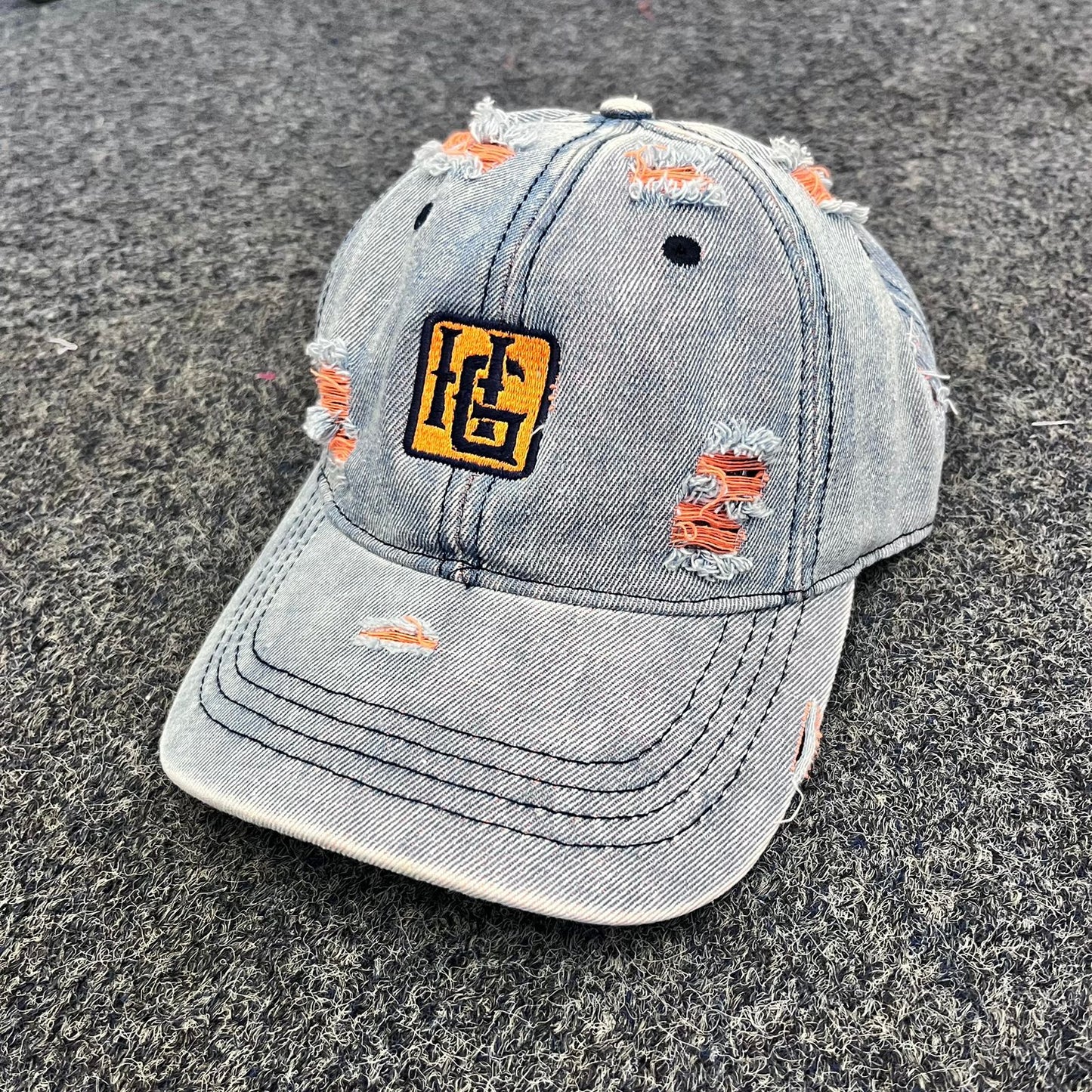 HG Jean-Torn Cap – Black