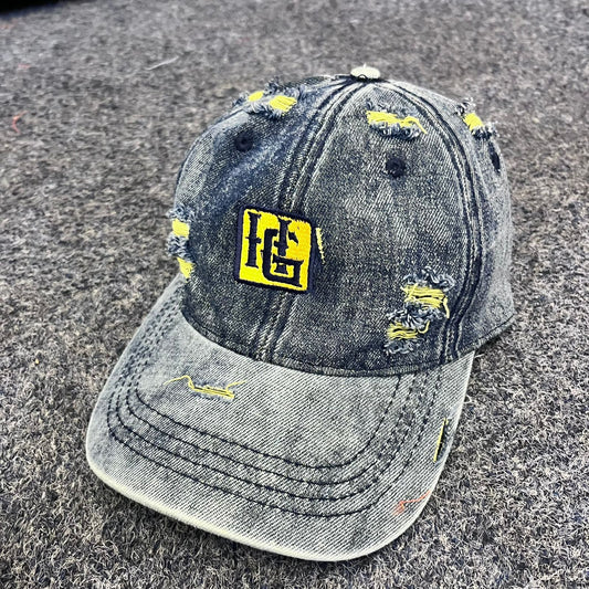 HG Jean-Torn Cap – Black